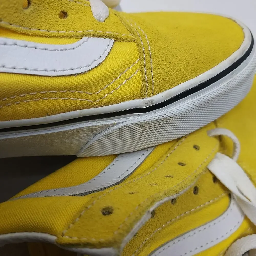 NEW Vans Classic Style Yellow Lace Up Size 6.5 - Picture 9 of 9